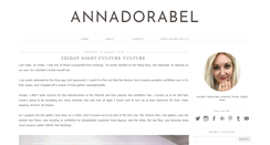 Desktop Screenshot of annadorabel.com
